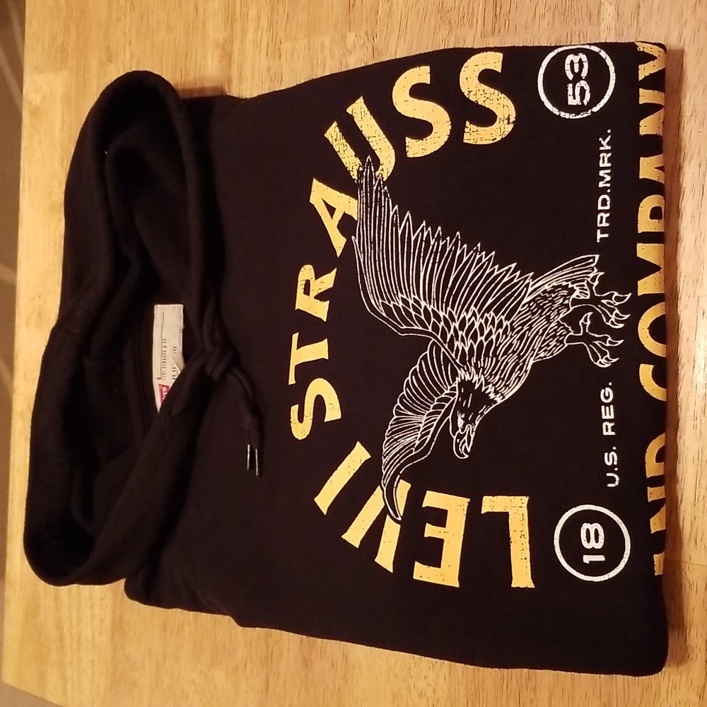 Levi Strauss hoodie sweatshirt Size Small GUC